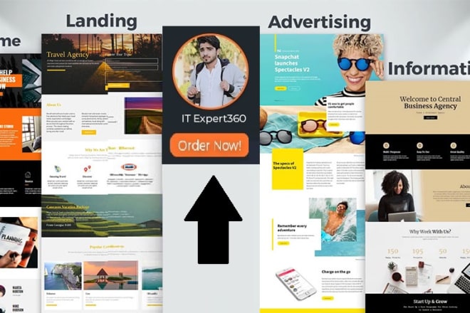 I will create a worldclass professional landing page