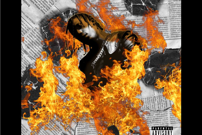 I will create album art cover and music poster