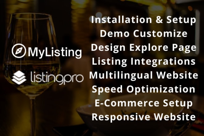 I will create amazing directory website using mylisting, listingpro