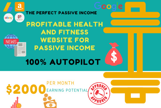 I will create an automated health news site to make passive income
