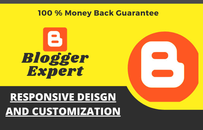 I will create blogger website with custom domain and template