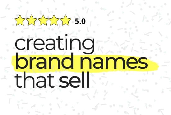 I will create brandable business name and slogan or taglines for your business
