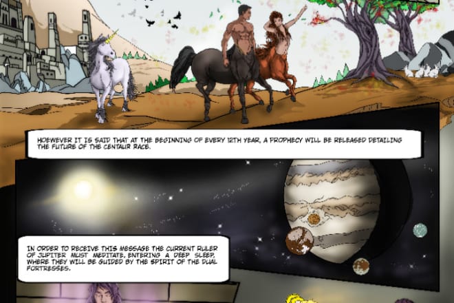 I will create comic book and custom illustration