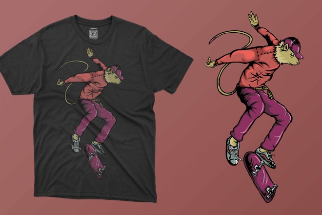 I will create custom illustration design for community t shirts and brand clothing