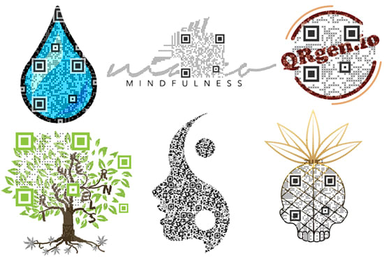 I will create custom qr code design with your logo