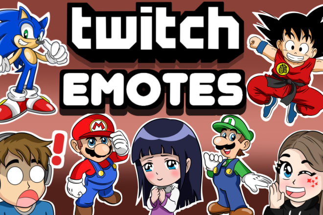 I will create custom twitch emoticons and sub badges