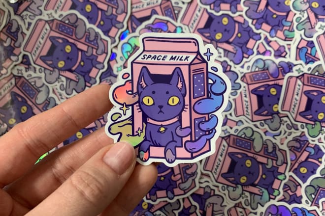 I will create cute sticker designs for you