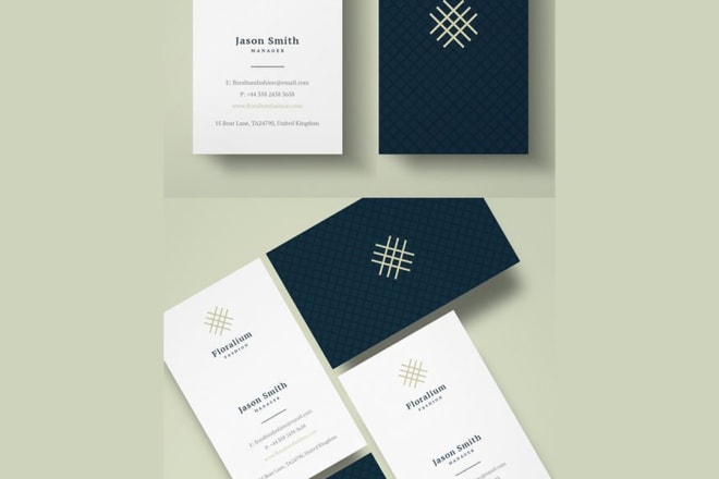 I will create elegant business card design professionally