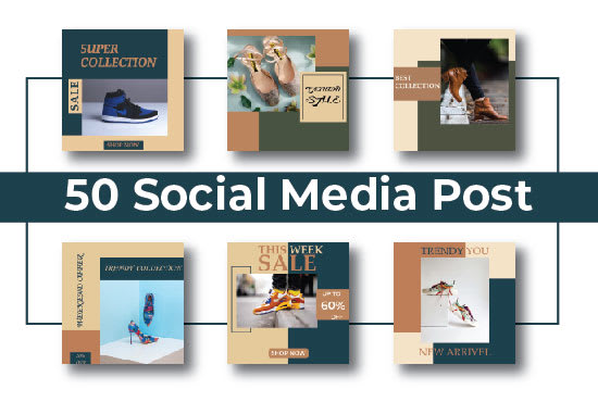 I will create engaging social media post designs