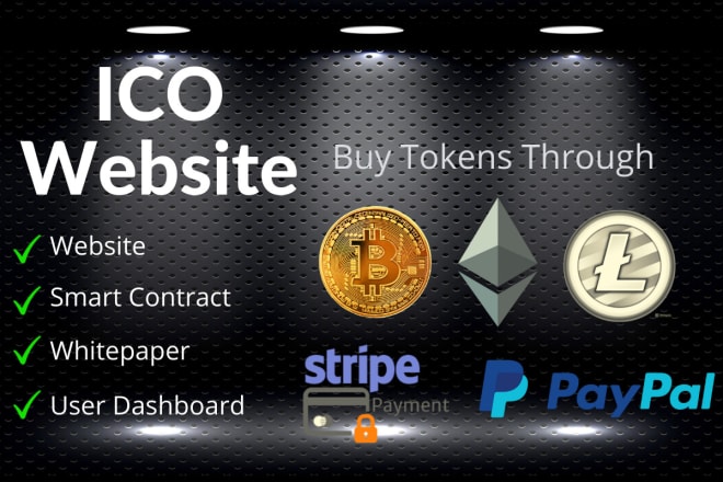 I will create erc20 token ico web app