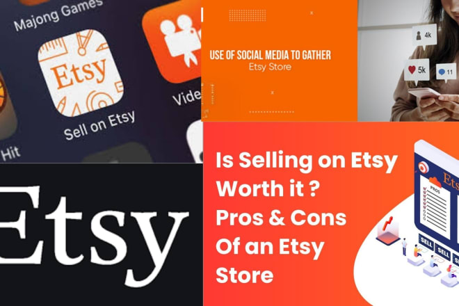 I will create etsy shop, set up, and listing products, shop banner