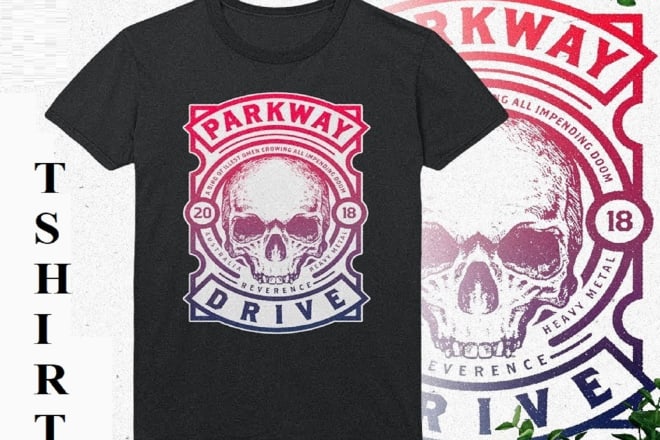 I will create eye catching custom typography t shirt design