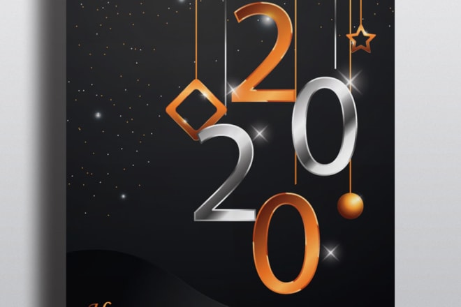 I will create eye catching flyer and happy new year card design