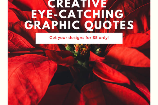 I will create eye catching quotes design