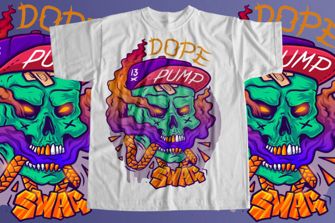 I will create graffiti t shirt design for you