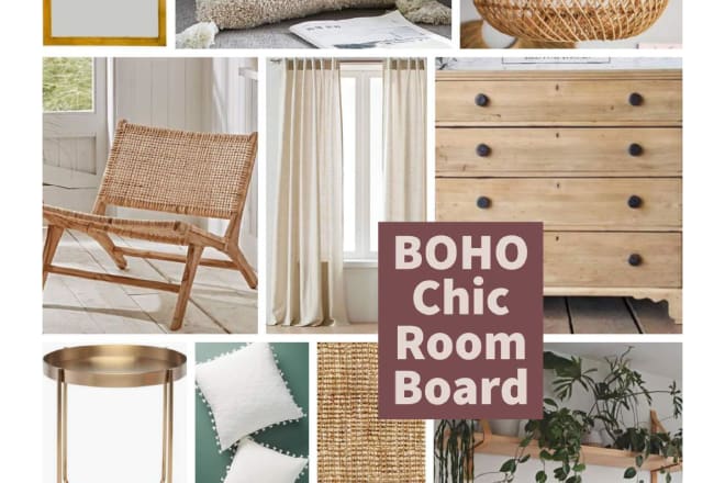 I will create interior design mood boards