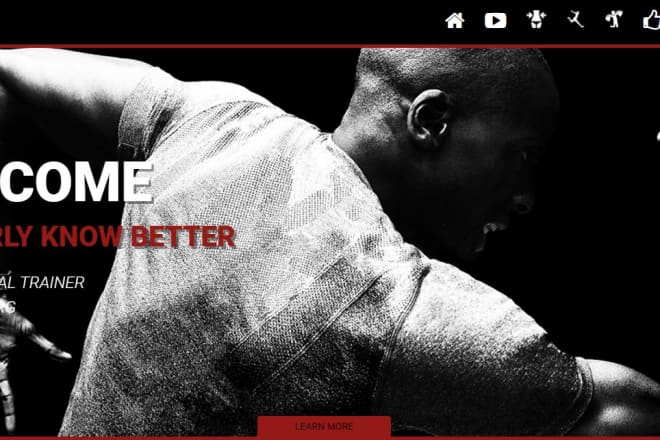 I will create landing page, profile page for company or person