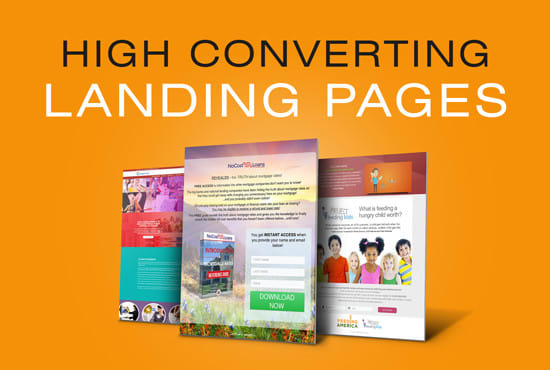 I will create lead capture page or landing page