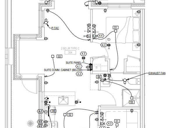 I will create mechanical or electrical engineering drawings