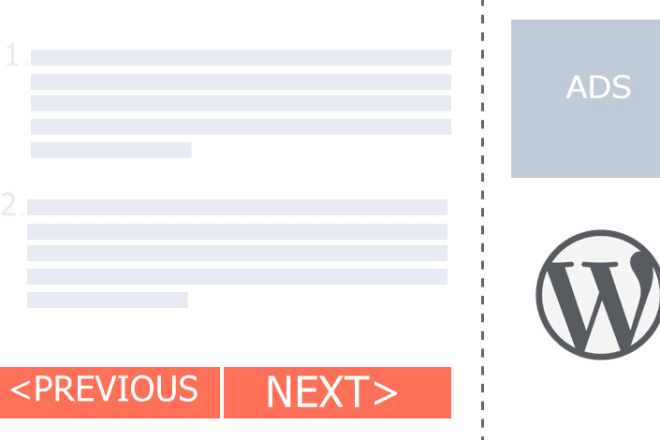 I will create next and back button for wordpress