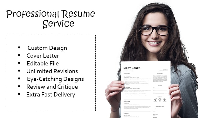 I will create or edit your professional resume and cover letter