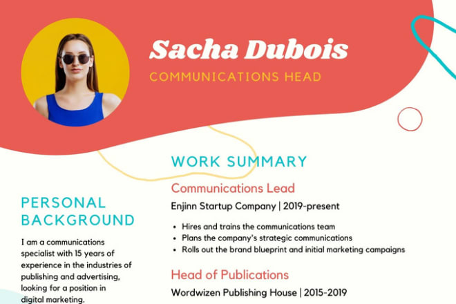 I will create or edit your resume or CV