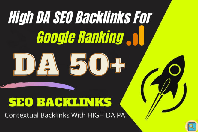 I will create permanent high da dofollow off page seo backlinks