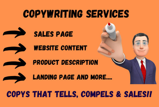I will create powerful sales, ad and website copywriting