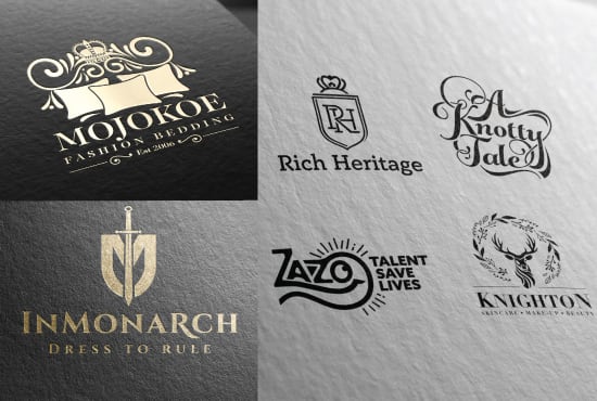 I will create professional luxury logo