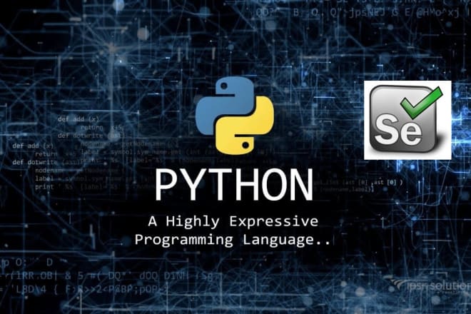 I will create professional python bots selenium scrape script for you