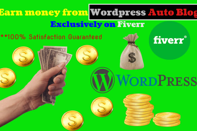 I will create profit making responsive auto blogging website