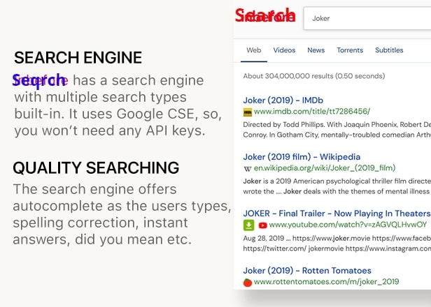 I will create search engine like google with autopilot news to earn money