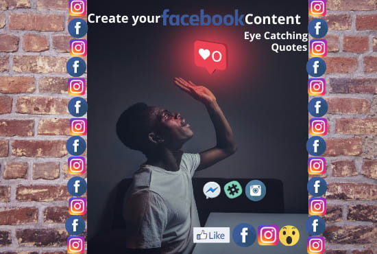 I will create social media clever content for facebook and instagram