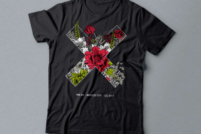 I will create t shirt design for band or clothing brand