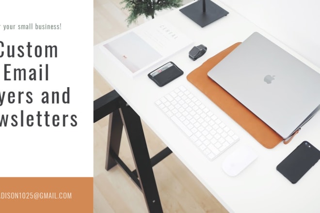 I will create unique email flyers and newsletters