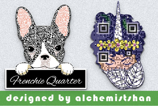 I will create visual qr code design with your logo