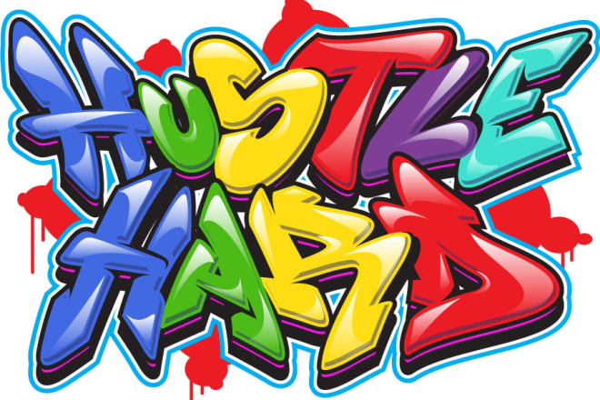 I will create your name in a graffiti style