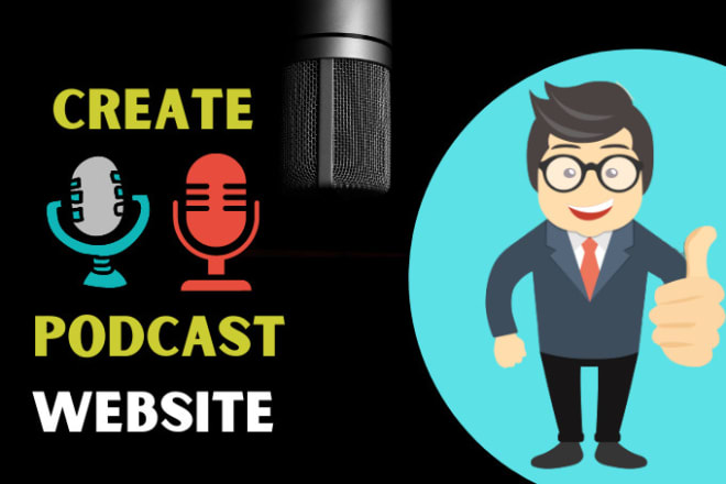 I will create your podcast website on wordpress
