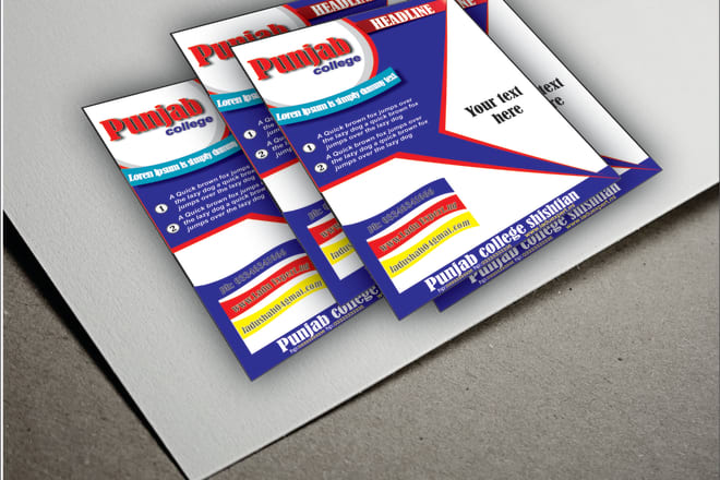 I will creative brochure design sample