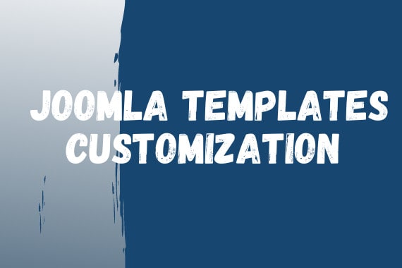 I will customize your joomla template