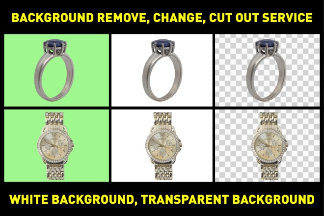 I will cut out, remove background image to white or transparent