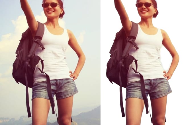 I will delete background from 100 images for your online store