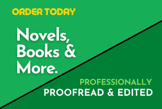 I will deliver stellar book editing and proofreading