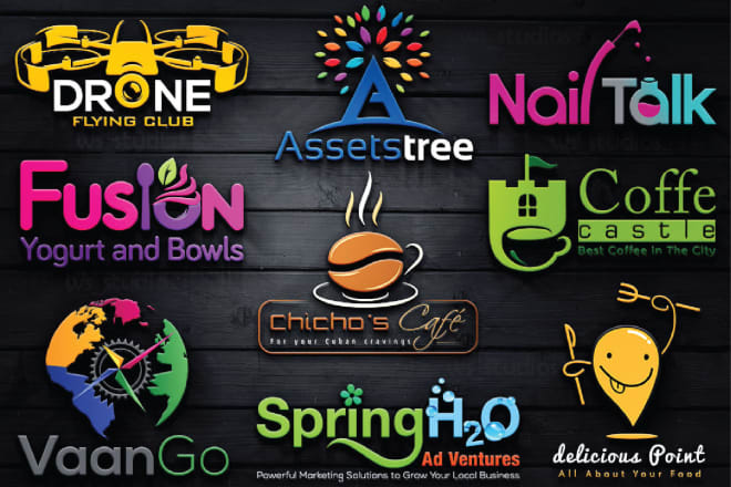 I will design 2 modern logo design