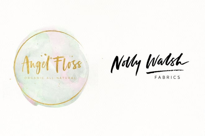 I will design a brush calligraphy logo