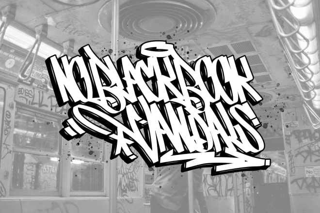 I will design a graffiti handstyle