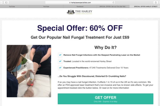 I will design a high converting landing page