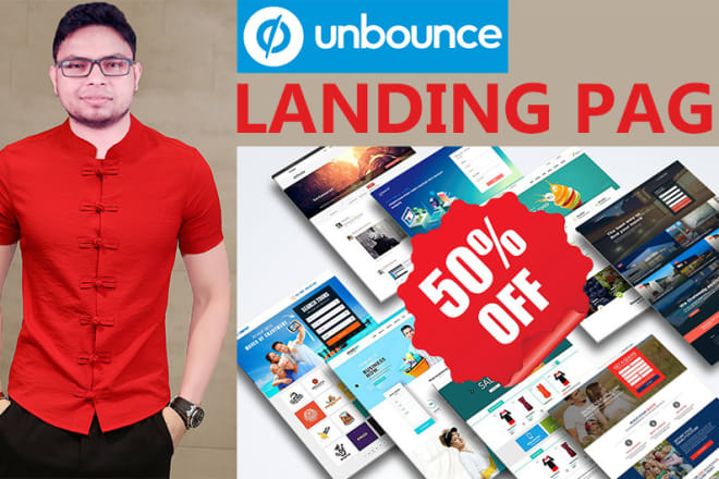 I will design a high converting unbounce landing page