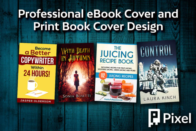 I will design a professional book cover