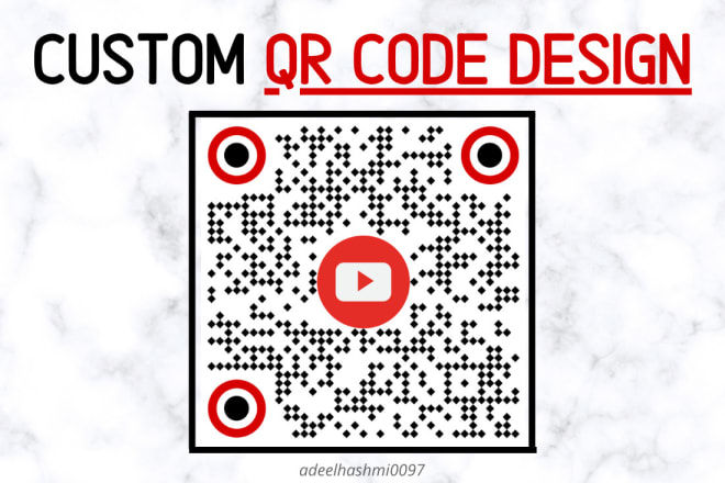 I will design a professional qr code